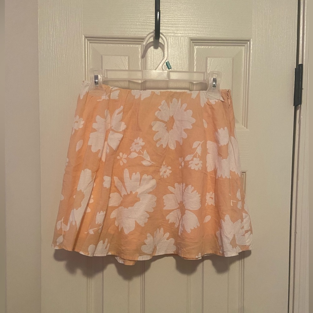Cute floral summer skirt